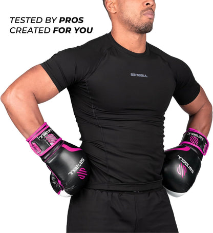 Essential Gel Boxing Gloves - Unisex for Kickboxing, MMA, Muay Thai, Heavy Bag Training & Sparring